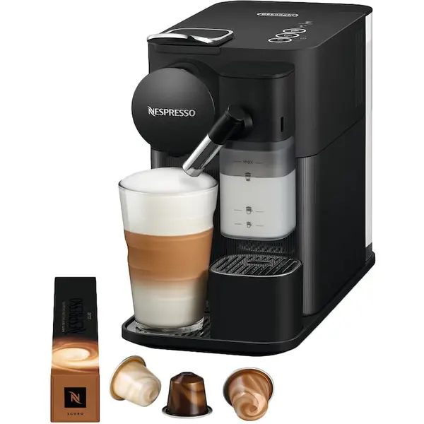 Nespresso Espressor Nespresso by De’Longhi Lattissima One Evolution EN510.B, 19 bari, 1450 W, 1 l, Negru