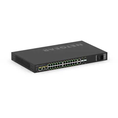 netgear Switch Netgear AV Line M4250-26G4F-POE+, 24 Porturi, PoE+, Negru