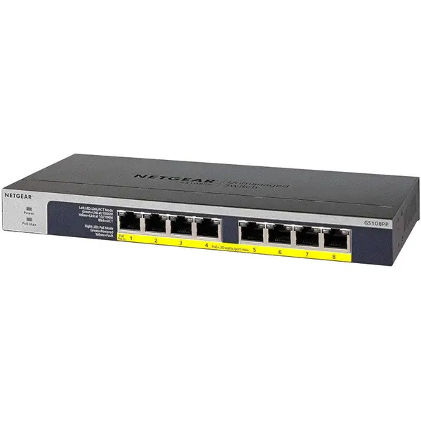 netgear Switch NetGear Gigabit GS108PP