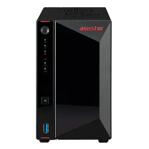 Network Attached Storage Asustor AS5402T, 2 Bay, Intel Celeron Quad-Core N5105, 4GB DDR4, 2x 2.5 GbE, 3x USB 3.2 Gen 2, 1x HDMI