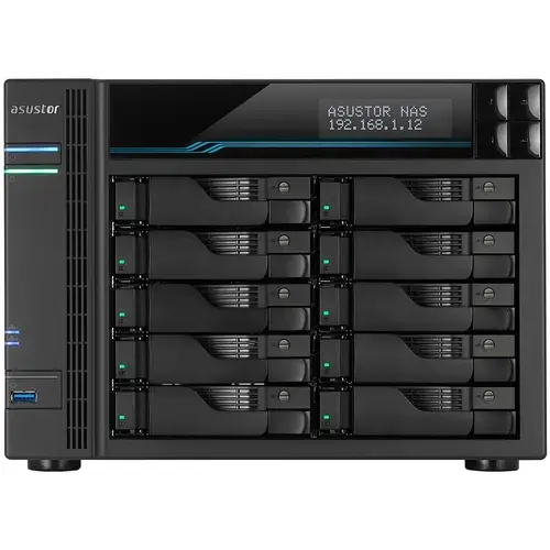 Network Attached Storage Asustor LOCKERSTOR 10 AS6510T, 10-Bay, Intel Atom® C3538 2.1GHz, 8GB DDR4