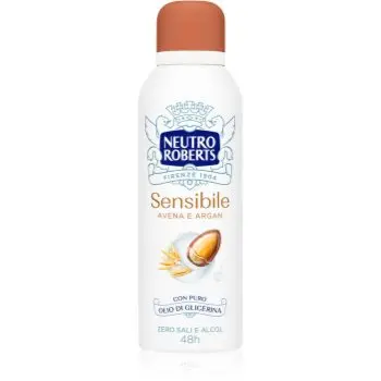 Neutro Roberts Avena e Argan deodorant spray cu o eficienta de 48 h