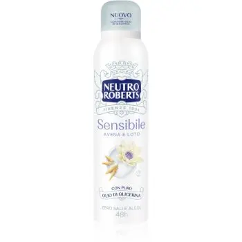 Neutro Roberts Avena e Loto deodorant spray cu o eficienta de 48 h