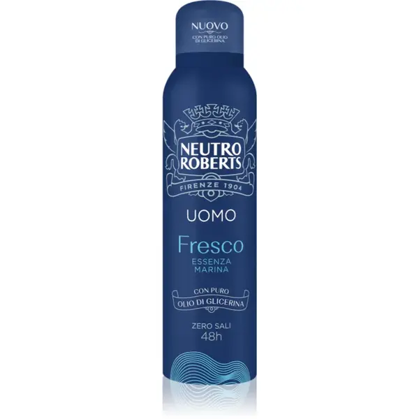 Neutro Roberts Essenza Marina deodorant spray revigorant cu o eficienta de 48 h pentru bărbați 150 ml