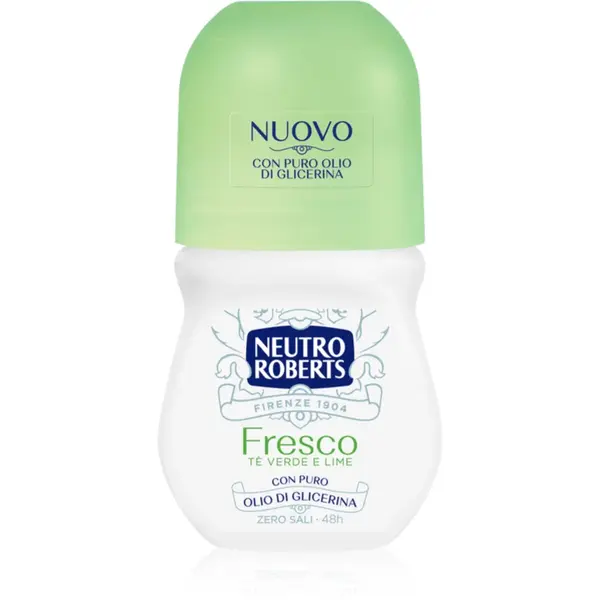 Neutro Roberts Tè Verde e Lime Deodorant roll-on cu o eficienta de 48 h 50 ml