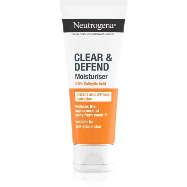 Neutrogena Clear & Defend 0.5% Salicylic Acid cremă hidratantă oil free 50 ml