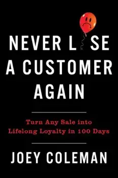 Never Lose a Customer Again: Turn Any Sale Into Lifelong Loyalty in 100 Days, Hardcover/Joey Coleman