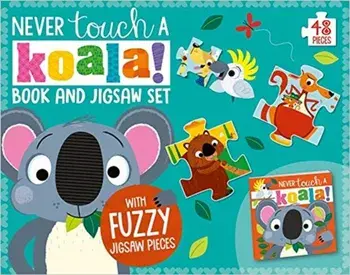 Never Touch a Koala Book and Touch and Feel Jigsaw Boxset/Rosie Greening