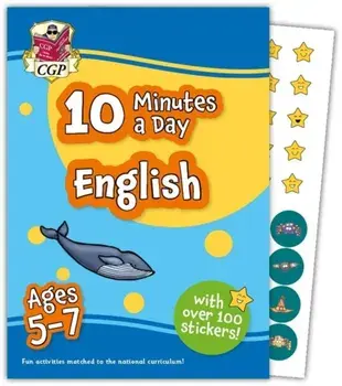 New 10 Minutes a Day English for Ages 5-7 (with reward stickers), Paperback/CGP Books