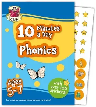 New 10 Minutes a Day Phonics for Ages 5-7 (with reward stickers), Paperback/CGP Books