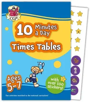 New 10 Minutes a Day Times Tables for Ages 5-7 (with reward stickers), Paperback/CGP Books
