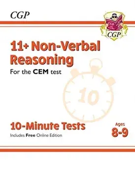 New 11+ CEM 10-Minute Tests: Non-Verbal Reasoning - Ages 8-9 (with Online Edition), Paperback/CGP Books