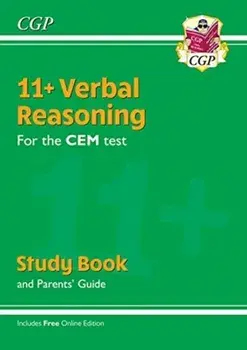 New 11+ CEM Verbal Reasoning Study Book (with Parents' Guide & Online Edition), Paperback/***