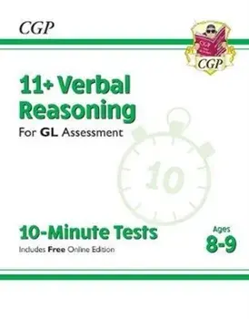 New 11+ GL 10-Minute Tests: Verbal Reasoning - Ages 8-9 (with Online Edition), Paperback/***