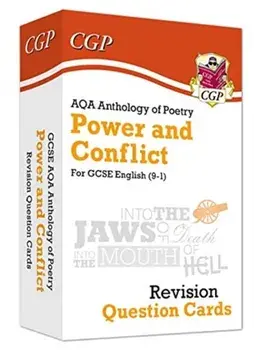 New 9-1 GCSE English: AQA Power & Conflict Poetry Anthology - Revision Question Cards/CGP Books