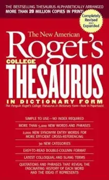 New American Roget's College Thesaurus in Dictionary Form (Revised & Updated), Paperback/Philip D. Morehead