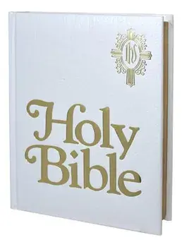 New Catholic Bible Family Edition (White), Hardcover/***