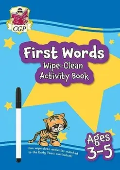 New First Words Wipe-Clean Activity Book for Ages 3-5 (with pen)/CGP Books