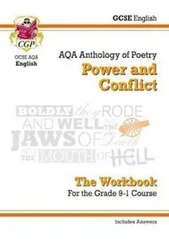 New GCSE English Literature AQA Poetry Workbook: Power & Conflict Anthology (Includes Answers), Paperback/***