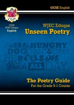 New Grade 9-1 GCSE English Literature WJEC Eduqas Unseen Poetry Guide, Paperback/***