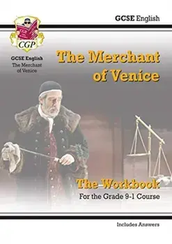 New Grade 9-1 GCSE English Shakespeare - The Merchant of Venice Workbook (includes Answers), Paperback/***