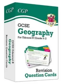 New Grade 9-1 GCSE Geography Edexcel B Revision Question Cards/CGP Books