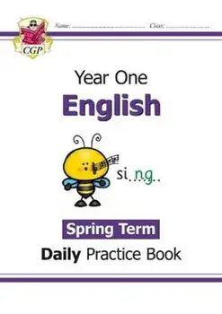 New KS1 English Daily Practice Book: Year 1 - Spring Term, Paperback/Cgp Books
