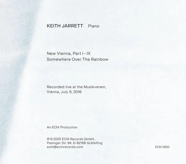 New Vienna (At The Musikverein, 2016) | Keith Jarrett