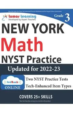 New York State Test Prep: 3rd Grade Math Practice Workbook and Full-length Online Assessments: NYST Study Guide - Lumos Learning