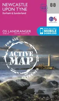 Newcastle Upon Tyne, Durham & Sunderland. February 2016 ed, Sheet Map/Ordnance Survey