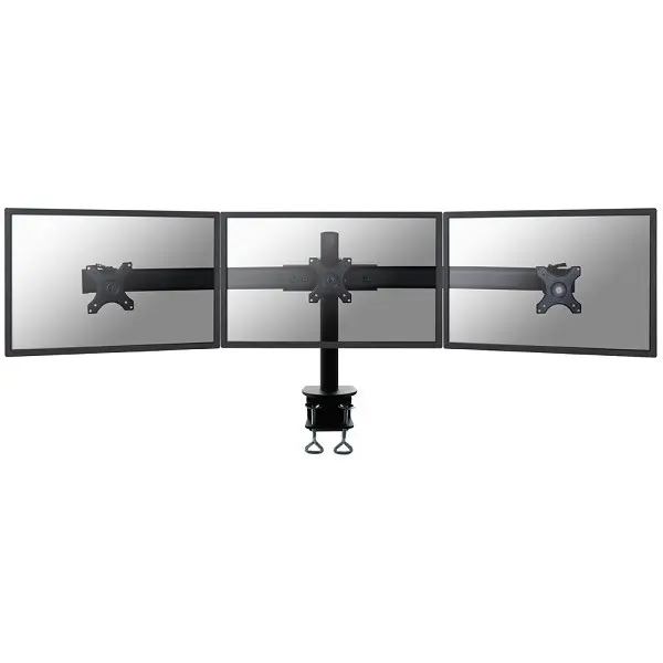 NEWSTAR Suport de birou Newstar Screen TV Desk Clamp FullM x3 10-27 Suport 3x Monitor de birou Neomounts by Newstar FPMA-D700D3, tip reglabil 3 axe, 10-27 Negru