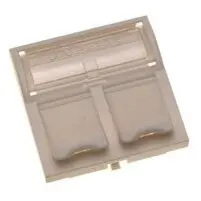 NEXANS Modul unghiular 45x45 pentru 2 porturi Snap-In alb LANmark