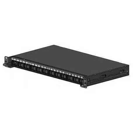 NEXANS Patch Panel Nexans LANmark N439.4SNB, 19inch, 24 porturi, Fibra Optica, Keystone, Black