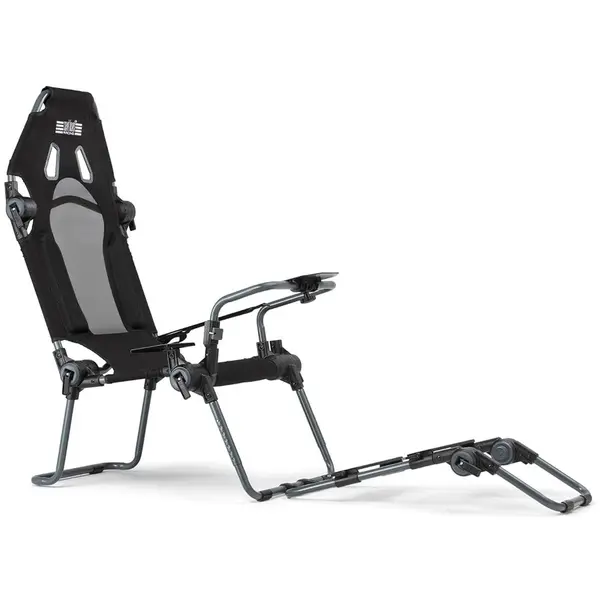 Next Level Racing Scaun de gaming Next Level Racing F-GT LITE, metalic, textil, gri, 175x60x45cm