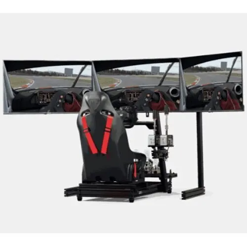Next Level Racing Suport monitor triplu Next Level Racing ELITE Freestanding triple Monitor Stand, Negru