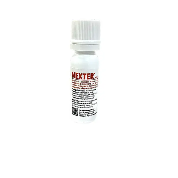 Nexter 15 ml, insecticid acaricid cu efect rapid, UPL, pentru castraveti, tomate, ardei, vinete, plante ornamentale, capsun - Default Title