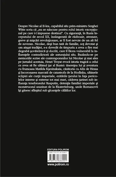 Nicolae al II-lea. Ultimul tar | Henri Troyat