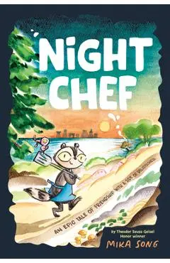 Night Chef: An Epic Tale of Friendship with a Side of Deliciousness! (a Graphic Novel) - Mika Song