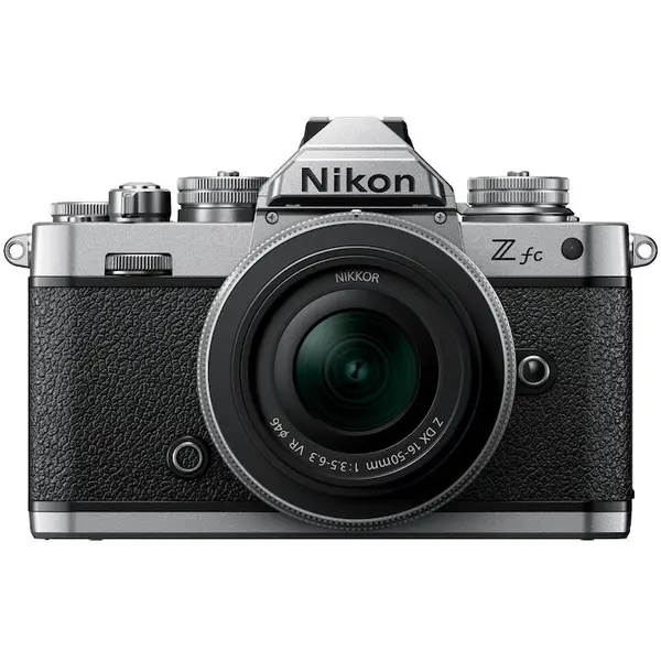 Nikon Aparat foto Mirrorles Nikon Z FC, 20.9 MP, 4K , Obiectiv 16-50mm VR, Argintiu