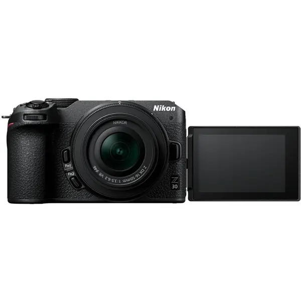 Nikon Aparat foto Mirrorless Nikon Z30 , 20.9 MP , 4K , Wi-Fi + Obiectiv 16-50mm, Negru