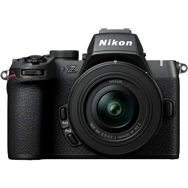 Nikon Aparat foto Mirrorless Nikon Z50 II, 20.9 MP, 4K, Wi-Fi + Obiectiv 16-50mm + Obiectiv 50-250mm, Negru