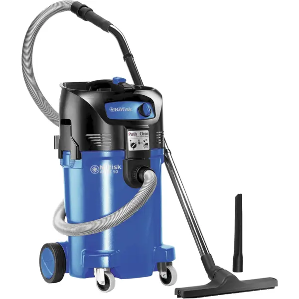 Nilfisk Aspirator umed-uscat Nilfisk Attix 50-01 PC, 1500 W, 47 L, Albastru