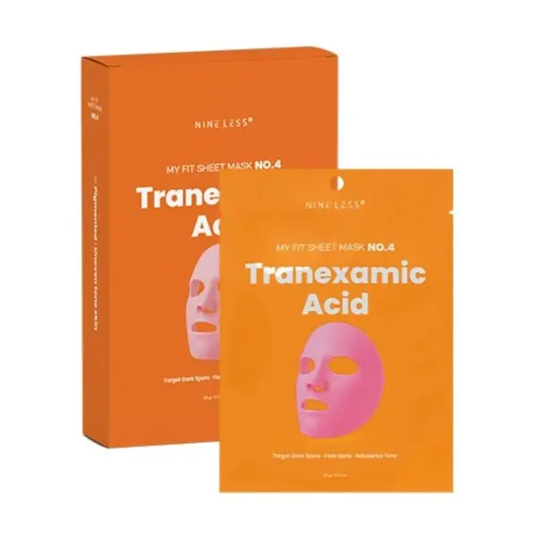 NINE LESS - My Fit Sheet Mask No.4 Tranexamic Acid, 1 Box, 20g x 5ea