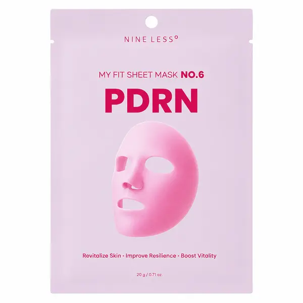 NINE LESS – My Fit Sheet Mask NO.6 PDRN, 1 sheet