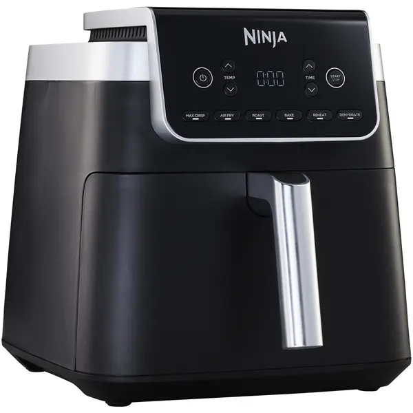 NINJA Friteuza cu aer cald Ninja Max Pro AF180EU, capacitate mancare 1.2 kg, 2000 W, interval temperatura 40 - 240 °C, oprire automata, temperatura ajustabila, 6 programe, Negru