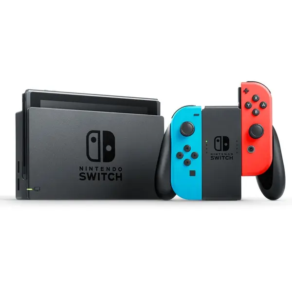 NINTENDO Consola Nintendo Switch (WITH NEON RED & NEON BLUE JOY-CONS)