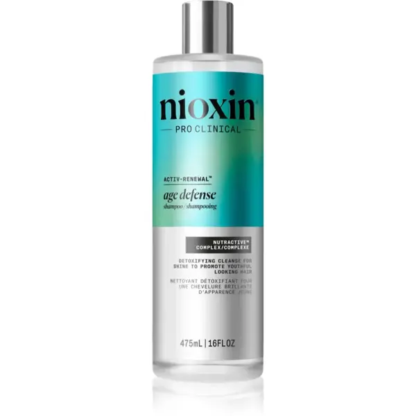 Nioxin Age defense Shampoo șampon anti-îmbătrânire pentru toate tipurile de par 475 ml