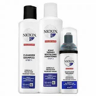 Nioxin System 6 Trial Kit set pentru par subtire 150 ml + 150 ml + 40 ml