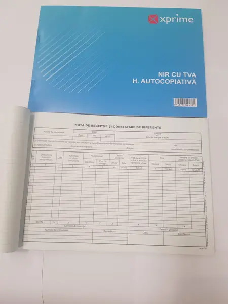 NIR cu TVA A4 2 exemplare hartie autocopiativa NIR cu TVA A4 2 exemplare hartie autocopiativa