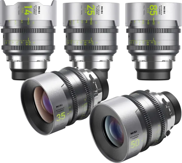 NiSi Athena Tuned Cine Lens Set PL-Mount, Kit obiective cinematice